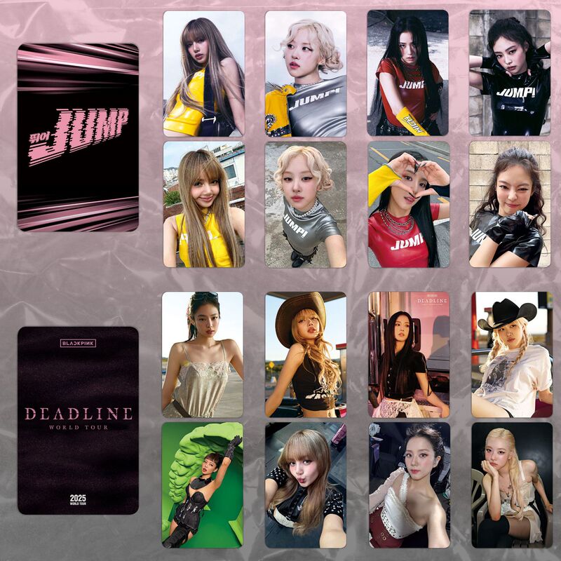 BlackP粉墨巡演周边照片卡 智秀JISOO ROSE新曲JUMP周边小卡|undefined