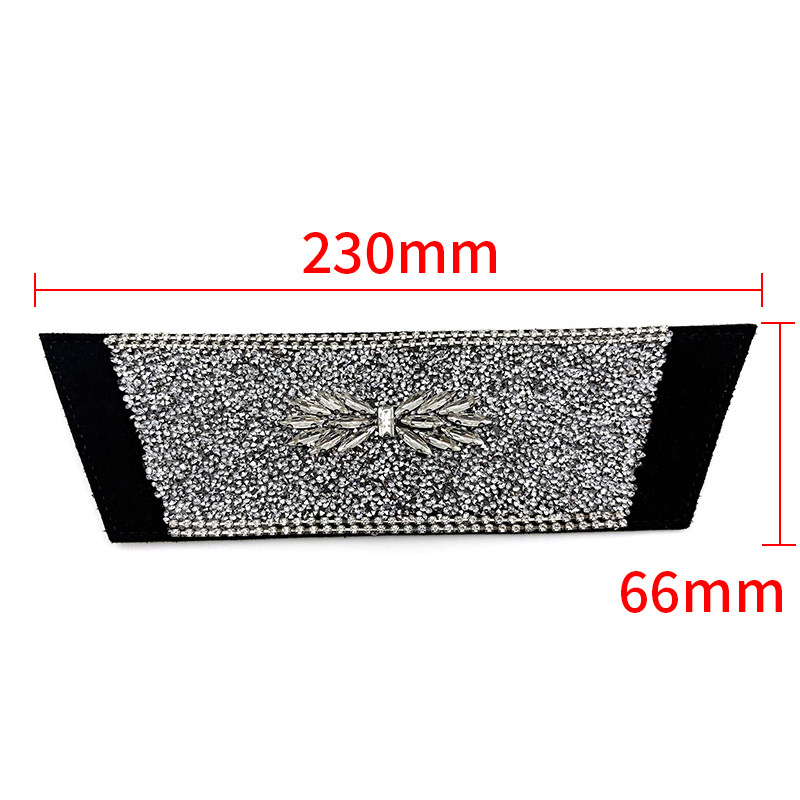 Nuevos accesorios de zapato DIY una sola forma de sandalias de diamante semiacabados zapatillas taladro superior