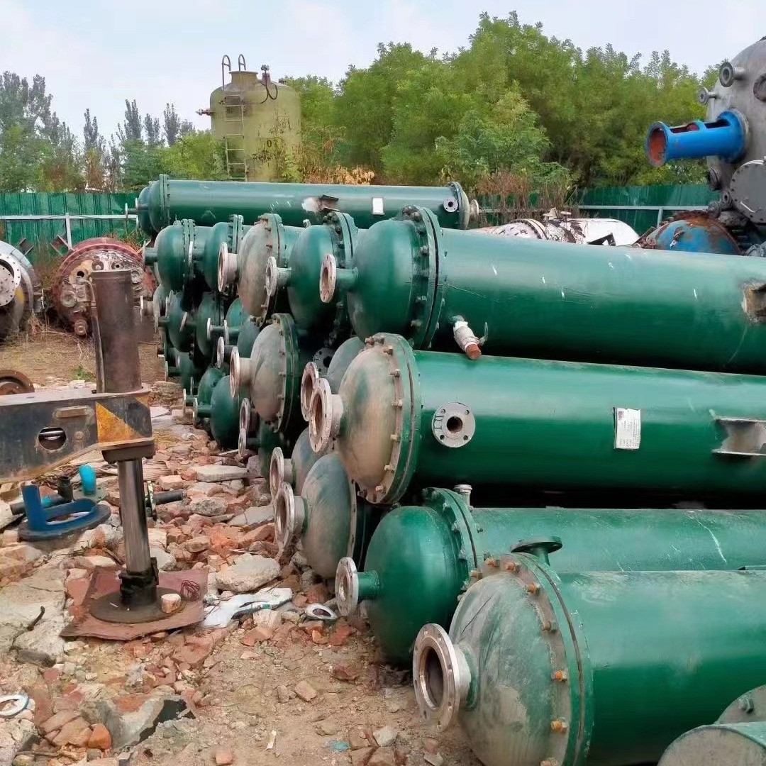 二手列管式冷凝器淋管壳化工混合工业冷水蒸发不锈钢冷凝器