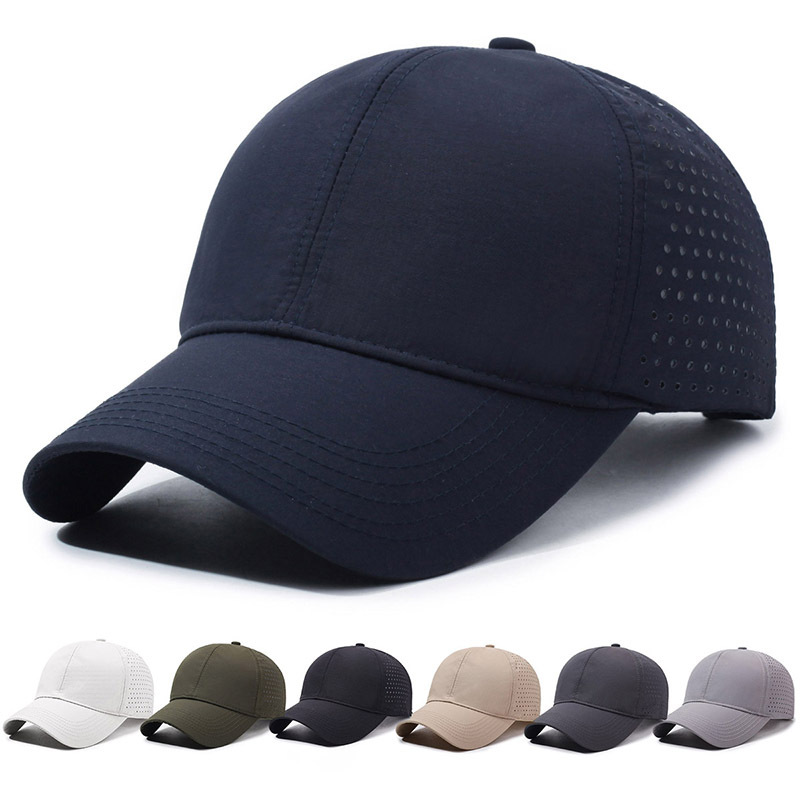 Thin quick dry summer universal baseball cap with letters