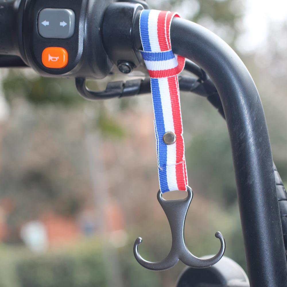 Gancho multifuncional de metal engrosado para motocicleta, triciclo eléctrico, venta al por mayor, nuevo, para compras y supermercado