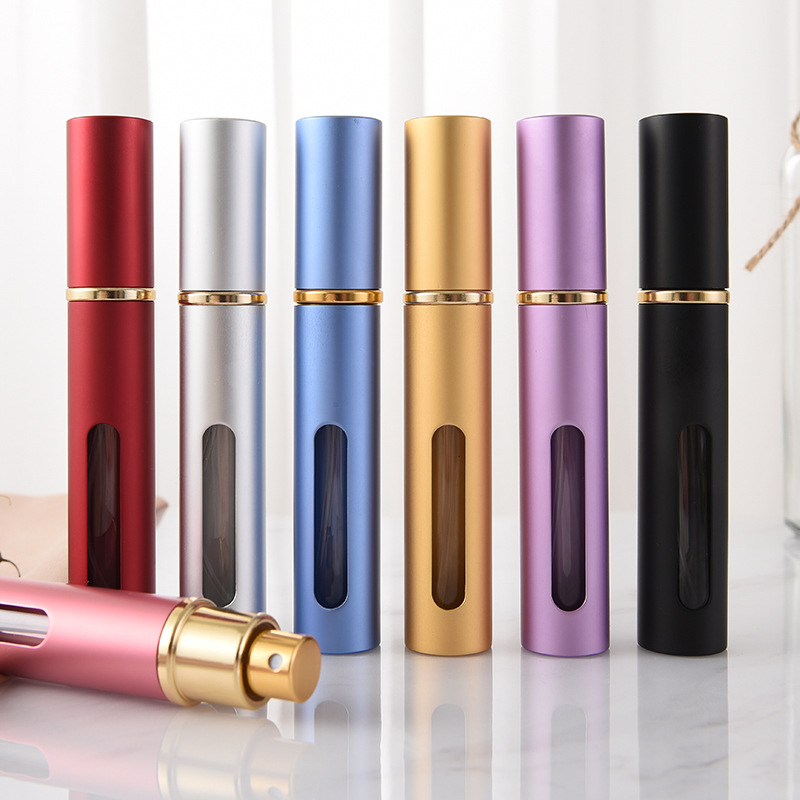2ml5ml10ml ultrafino spray perfume sub-botella hidratante botella cosmética portátil de viaje muestra botella de prensa