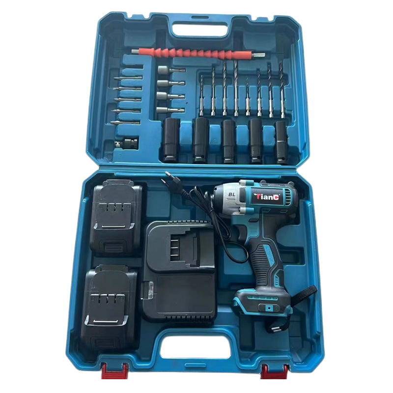 Electric Wrench,High Torque,Brushless Impact,Lithium Battery Wrench,Air Cannon,Auto Repair,Shelfman Socket