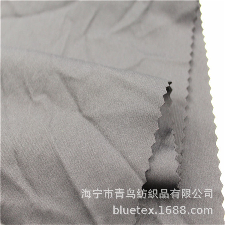 锦氨高弹条子布 裤装时装服饰面料