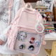 Japanese 2025 New Cute Transparent Painful Bag Doll Bag Women's Ins Comic-Con Backpack College Student Backpack