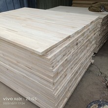 国产FSC认证白杨木直拼板木材板木料实木板家具用板材批发供应