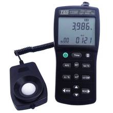 台湾泰仕TES1339R手持式照度计 TES-1339R专业亮度测量表 照度仪