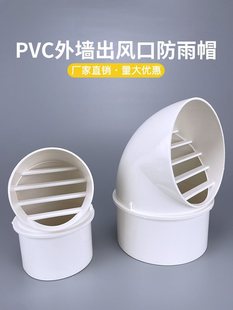 Range Hood Wall Exhaust Hood Rainproof Exterior Wall Vent Exhaust Fan Bird-Proof Cover Range Hood Windproof Cover Roof