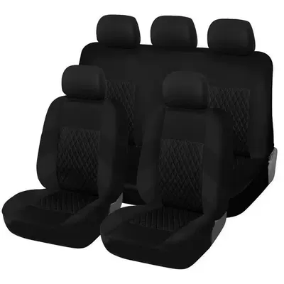 Seat cushion, seat cover — Seat Full Set Breathable Non-Slip - black-2-piece-set-single-seat