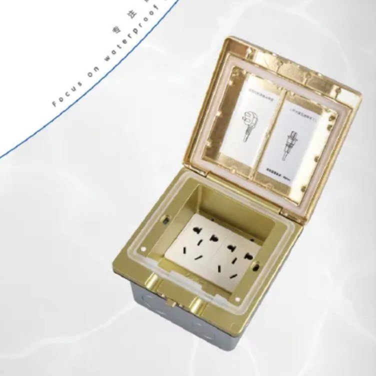 工厂直销 实用型高档防水地板插 防水地板插座