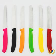 ♤跨境不锈钢牛扒刀锯齿西餐刀餐厅酒店餐具露营西式牛排刀现