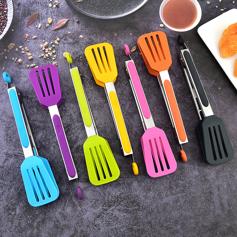Silicone Food Clips Stainless Steel Food Clips Kitchen Clips Bread Clips Steak Clips Barbecue Clips