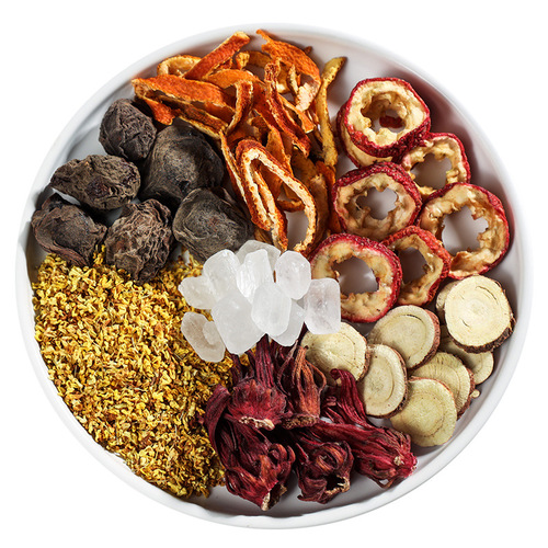 Old Beijing sour plum soup raw material package boxed triangular tea bag wholesale Osmanthus sour plum soup health tea on behalf of