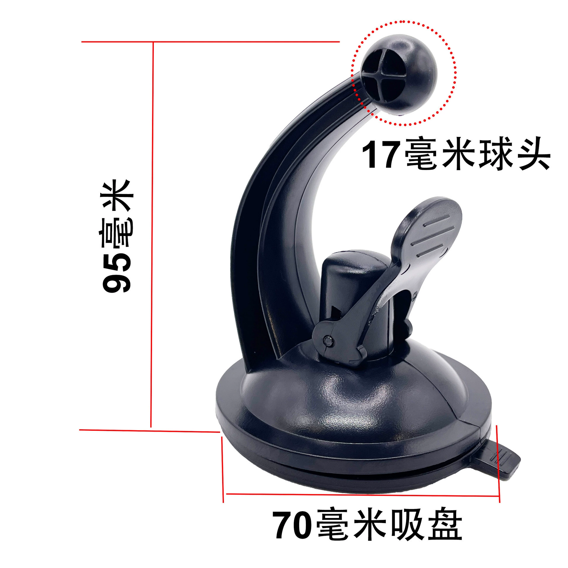 Universal phone holder, simple tubing, 360 degrees