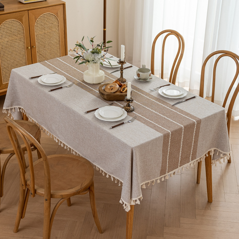 Topa de mesa anti-derrama japonesa antideslizante y resistente al desgaste, mesa rectangular, almohadilla protectora de mesa de té doméstica de alta calidad