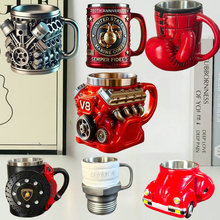 �羳��ƷV8 Engine Stainless Steel 3D MugV6�l�әC��֬����