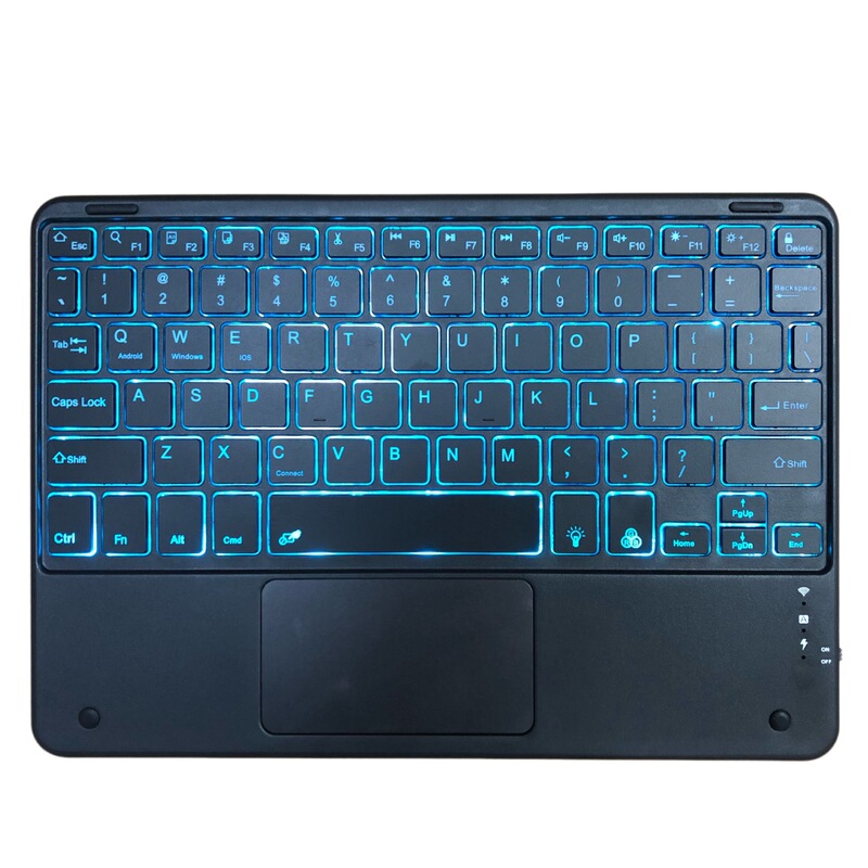 Suitable for Apple Bluetooth Wireless Keyboard, Huawei Lenovo Xiaodu Learning Machine Tablet, Universal Touch-Sensitive Backlit Keyboard