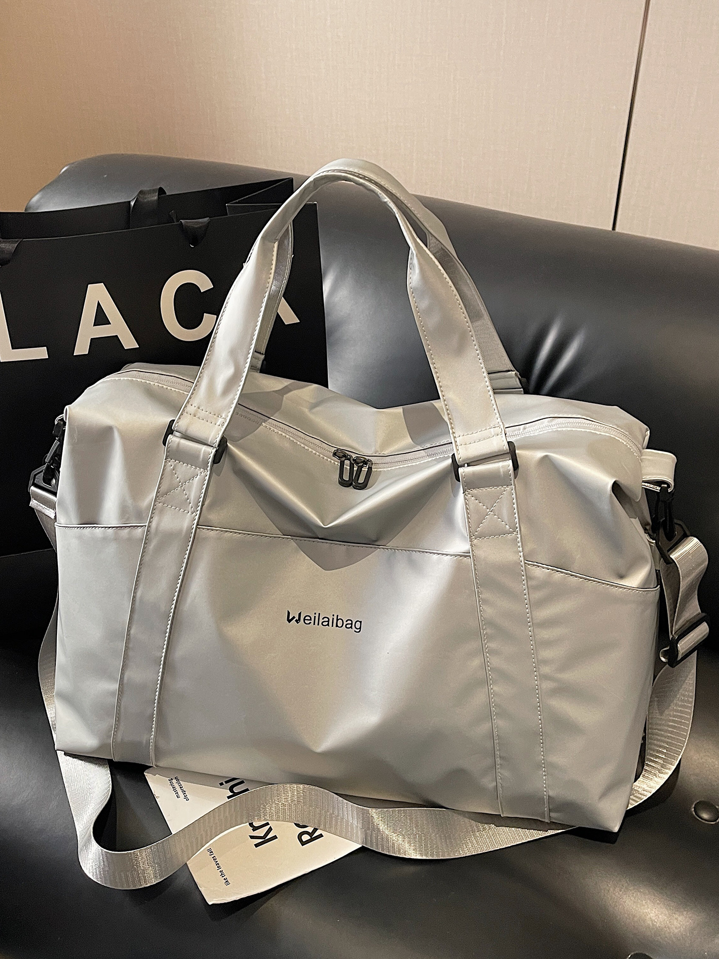Bolsas de viaje de viaje de alta calidad de gran capacidad transfronteriza al por mayor bolsas de viaje de viaje de corta distancia bolsas de ejercicio de alto valor de cara bolsas de yoga image 1