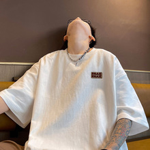 美式纯棉oversize260g重磅t恤男款短袖潮牌夏季高街半袖潮流衣服