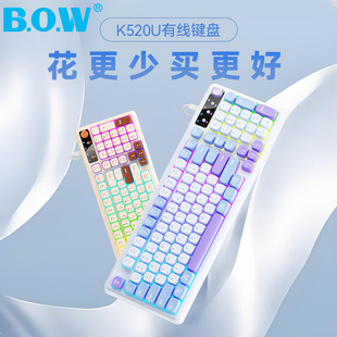 BOW����K520U�о��I�P�Pӛ��̨ʽ��Xͨ��Ů������RGB�I�P���l