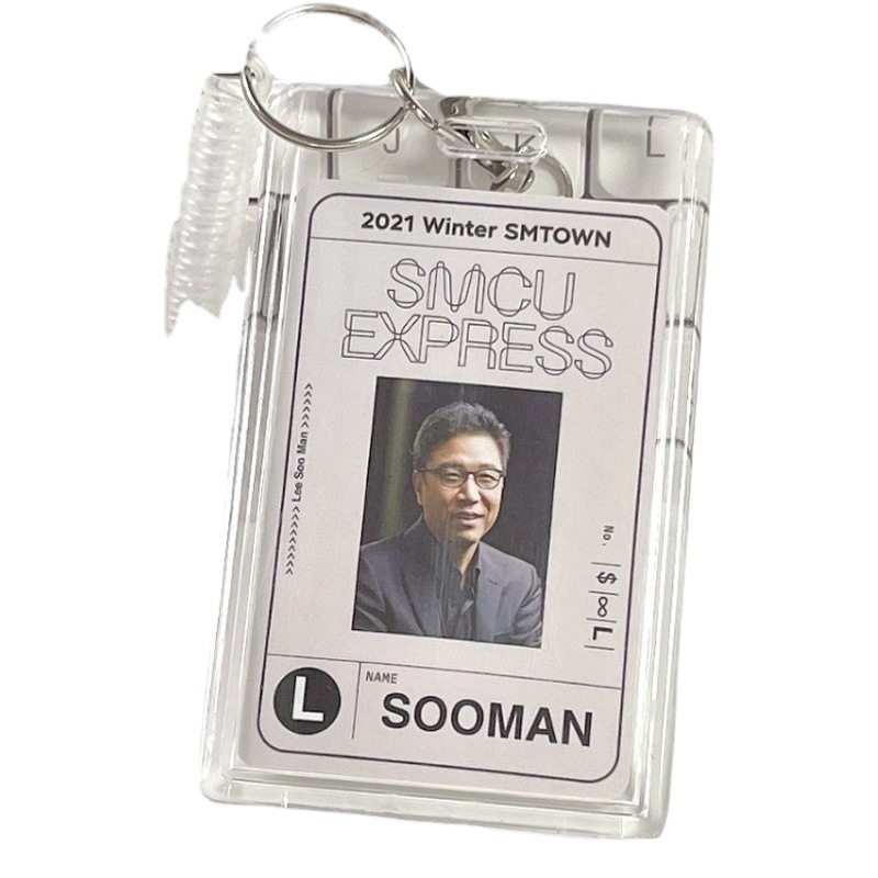 En stock al por mayor de la escuela tarjeta de control de acceso cubierta de la tarjeta de acrílico transparente cubierta protectora Tarjeta de Identificación autobús y arroz tarjeta de trabajo cubierta de la tarjeta de identificación