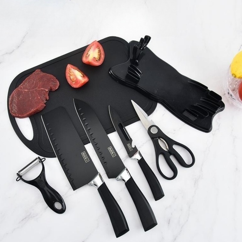 Cuchillos de cocina de inventario al por mayor juegos de cuchillos de regalo de negocios modernos cuchillos de cocina de acero inoxidable cuchillos de cocina cuchillos de frutas