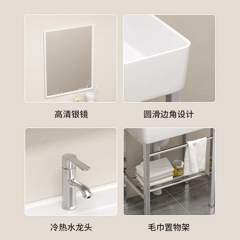 lavabo de casa pequeña esquina ultra estrecha lavabo de pared pequeño mini tamaño pequeño balcón de casa pequeña