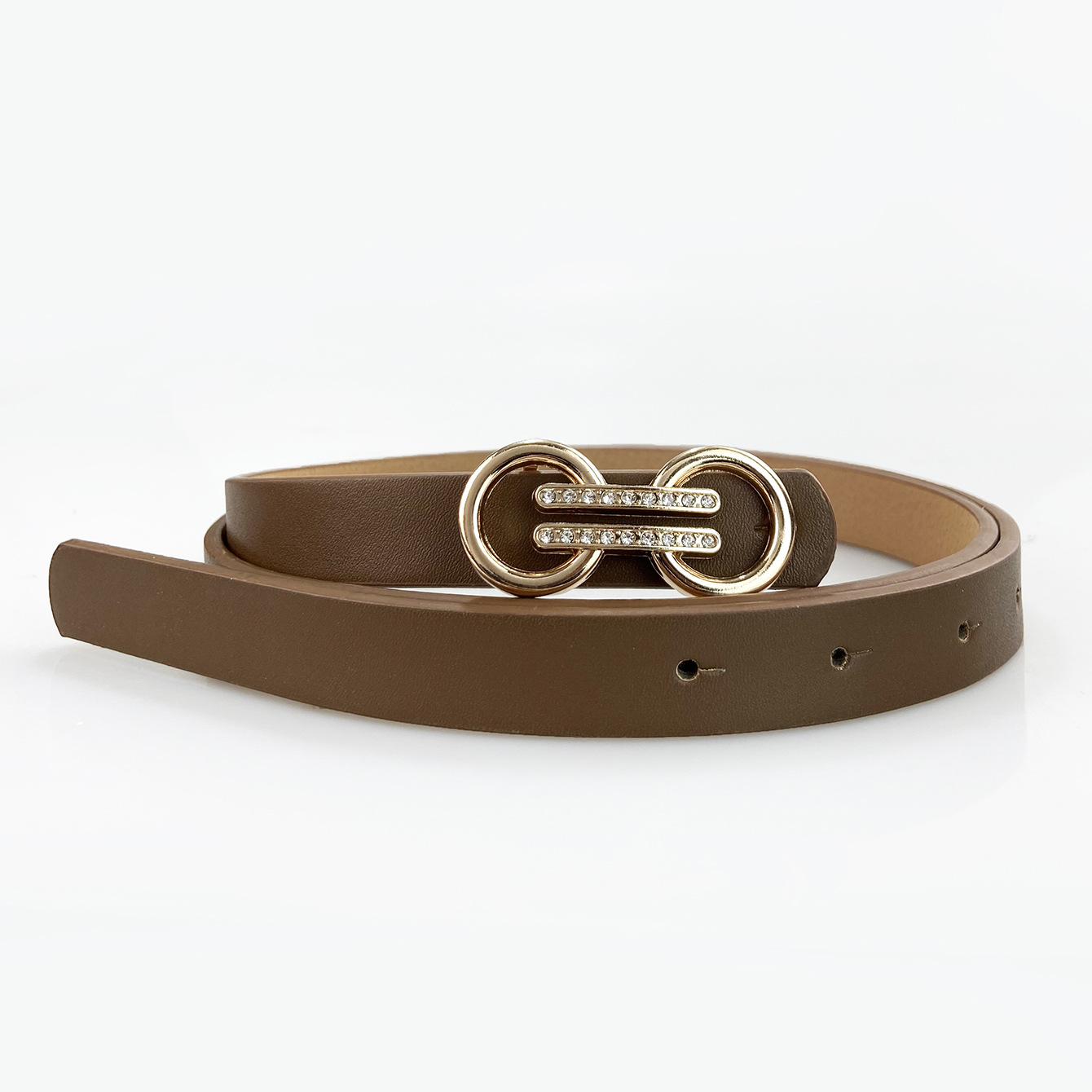 Women's Korean Style Fresh Elegant Simple Diamond Encrusted Belt Versatile Fashion Accessory_voghion.com