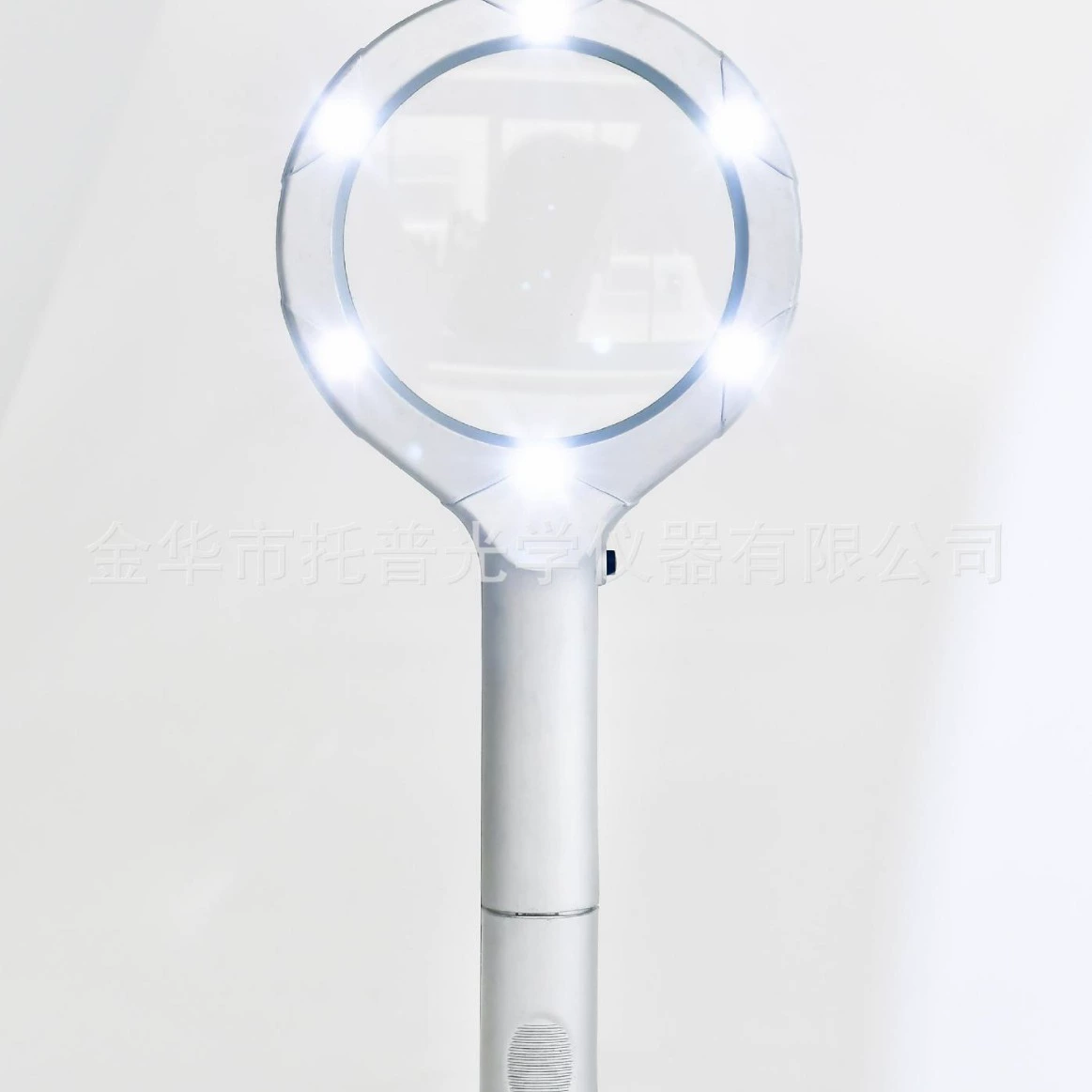 Заводская прямая Лупа с подсветкой увеличительное стекло ручная Лупа Светодиодная Лупа шесть светодиодов увеличительное стекло