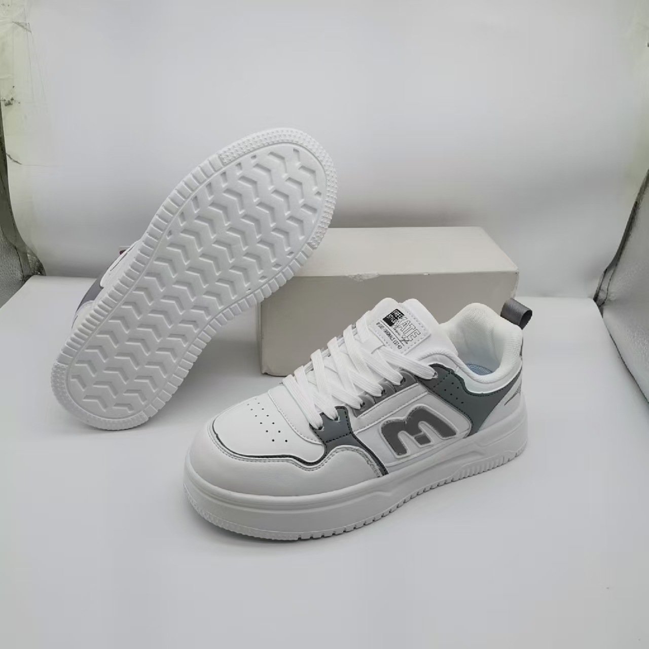 40-44 Tamaño Fujian zapatos de cuero para hombres zapatos de moda zapatos de skate casuales casuales transpirables versátiles Agam Young