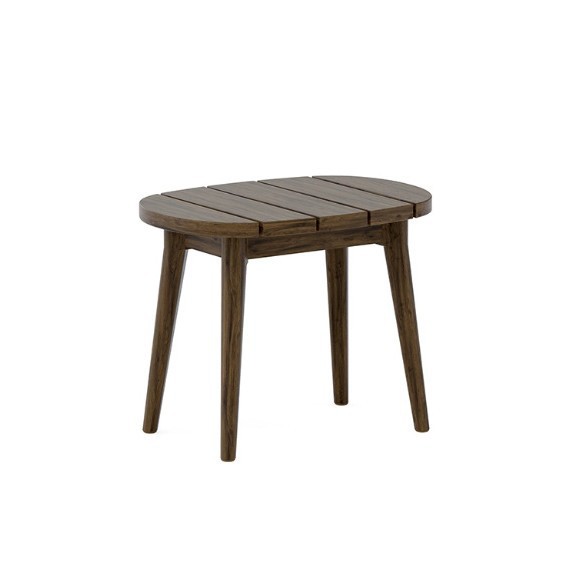 Mesa y silla de madera maciza al aire libre patio impermeable solar caña mesa y silla de caña balcón al aire libre mesa y silla de comedor de teca