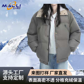 新款面包服羽绒棉棉衣新款冬季时尚羽绒棉服加厚棉衣批发女