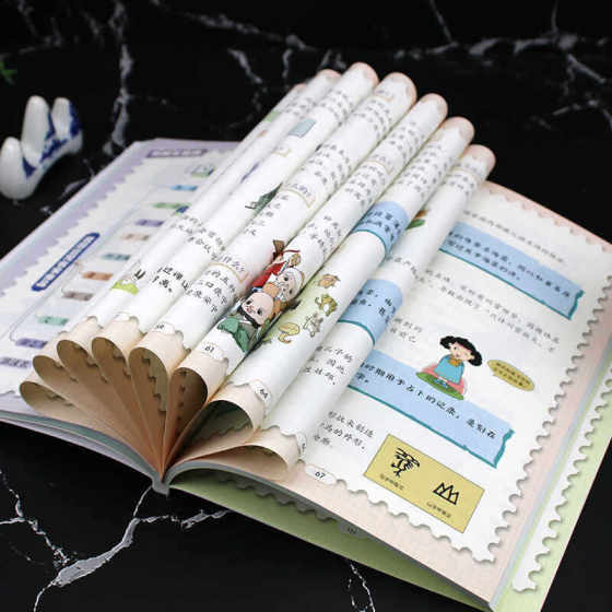 Comic Chinese Culture 1000 Questions Book Chinese Literature Common Knowledge 1000 Questions Children's Cultural Knowledge Encyclopedia