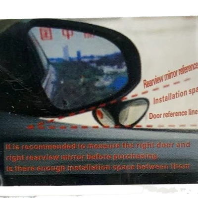 degree butterfly-shaped double-sided mirror, Car mirror