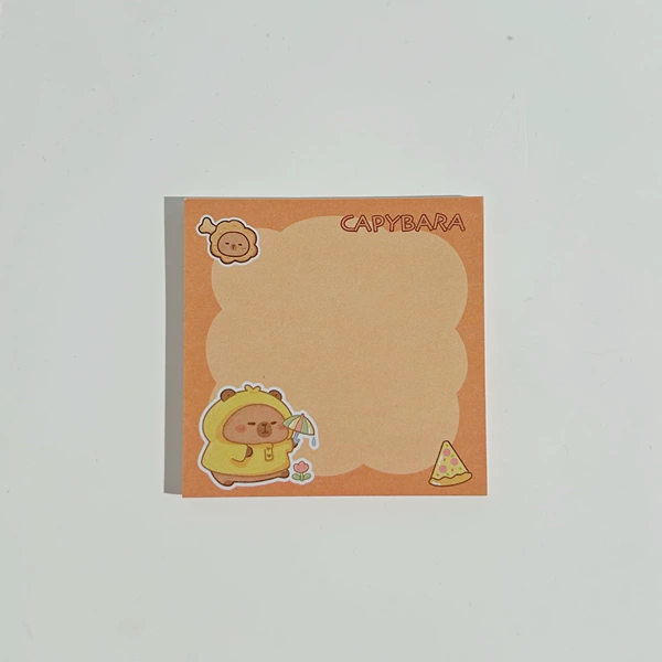 Kapibala note pad (umbrella style)