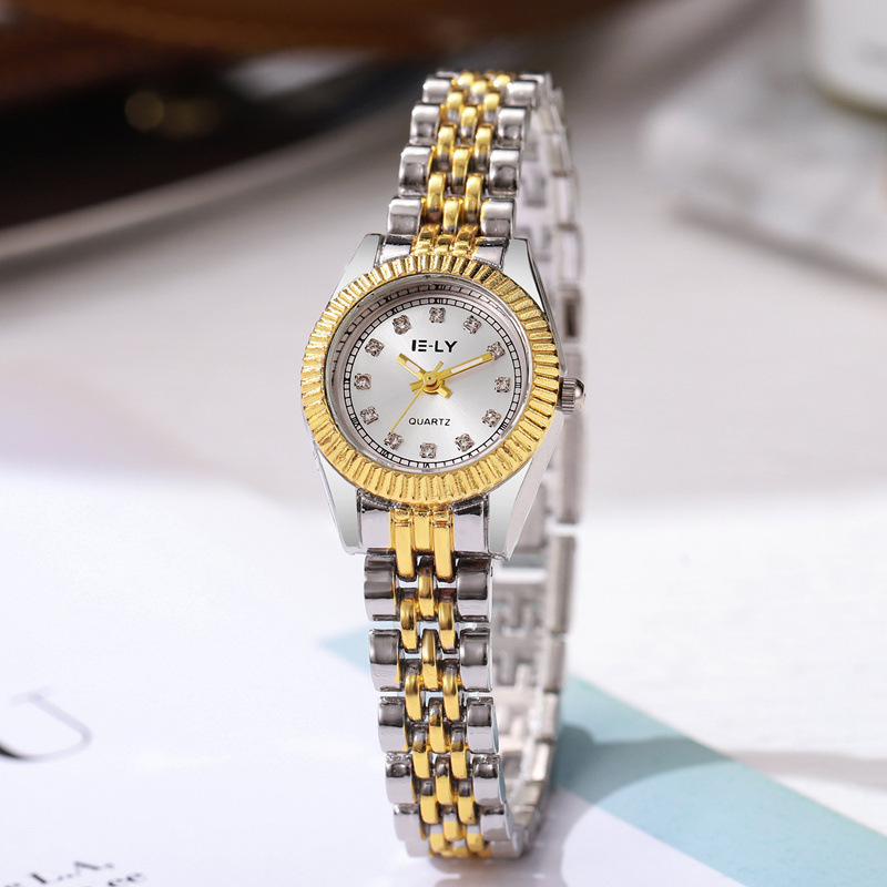Foreign Trade Cross-border Explosions Women's Watch Classic All-match Steel Belt Gold High-end Sense Bracelet Watch Women's Watch Supply