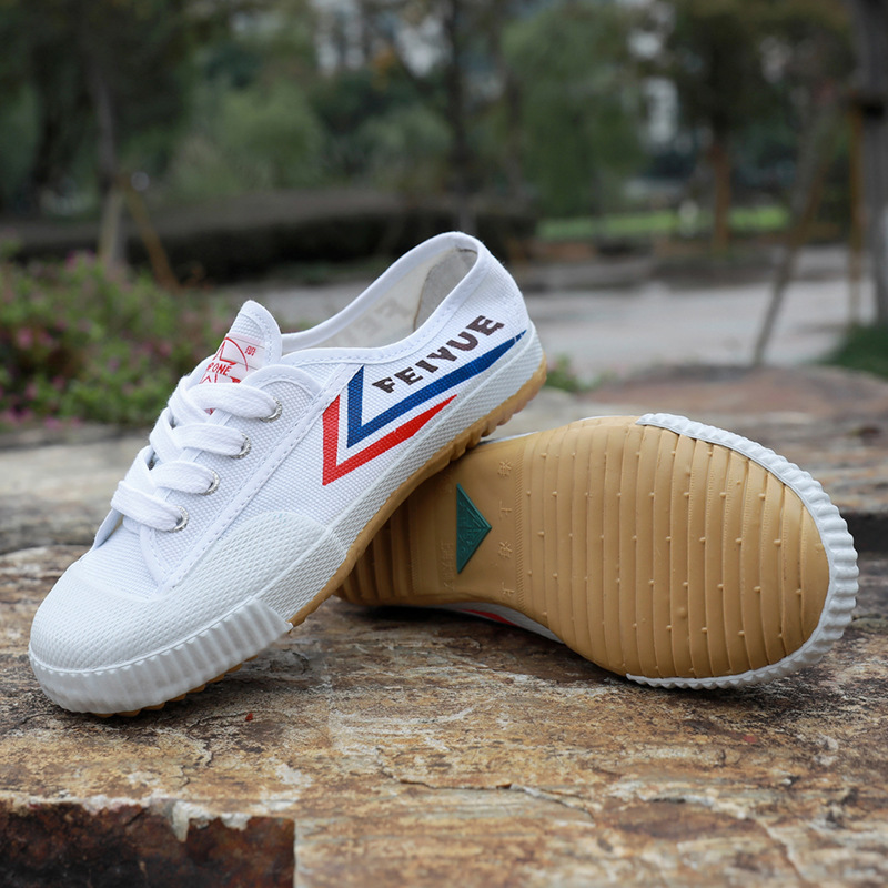Dabowen martial arts shoes practice sneaker training canvas shoes track and field shoes men's and women's shoes white shoes for children's physical examination Dabowen martial arts shoes practice sneaker training canvas shoes track and field shoes men's and women's shoes white shoes for children's physical examination