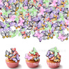 Butterfly cake decorative glutinous rice paper small flower leaf unicorn glutinous rice paper watercolor butterfly edible glutinous rice paper