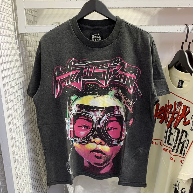 クロスボーダー新しい夏アメリカンレトロ半袖クリエイティブレタープリントルーズトレンディブランド半袖Tシャツトップス男性と女性用|undefined