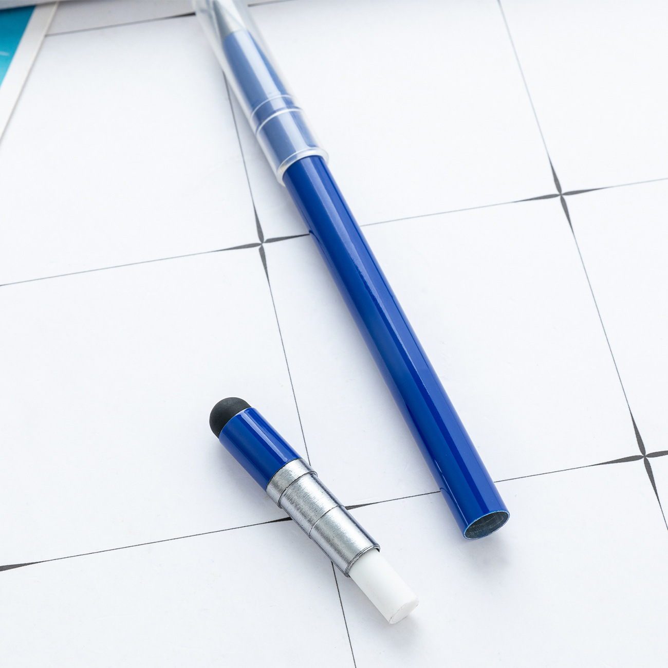 Tecnología negra lápiz eterno sin cortar pantalla táctil lápiz de cabeza de capacitancia para estudiantes de escritura lápiz borracha para escribir lápiz continuo