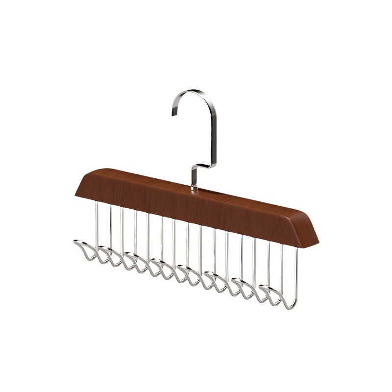 gancho de madera sólida ondulado chaleco de madera percha de ropa interior multifuncional percha de ropa doméstica percha de ropa gorra