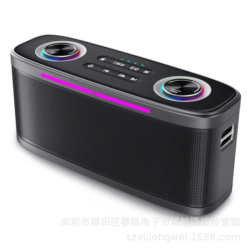 Nuevo altavoz inalámbrico de alta potencia K13 al aire libre ajustable subwoofer pesado computadora de escritorio altavoz de tarjeta de audio