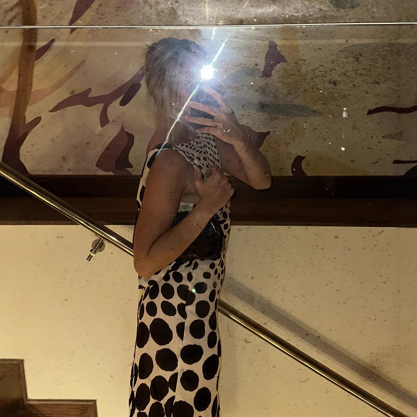 New European Women Fashion Dress Elegant Backless Sleeveless Polka Dot Casual Daily Wear Dress For Women Summer Outfit_ecoleips.com