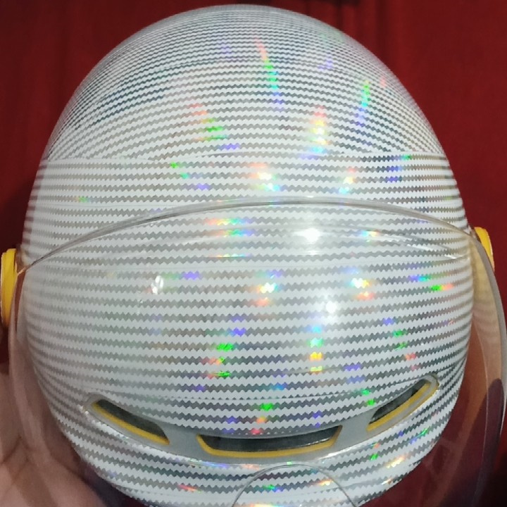 Car Pearl White Color-Changing Film, Pearlescent White Matte Glitter Film, Ceramic White Matte White Car Body and Door Sticker