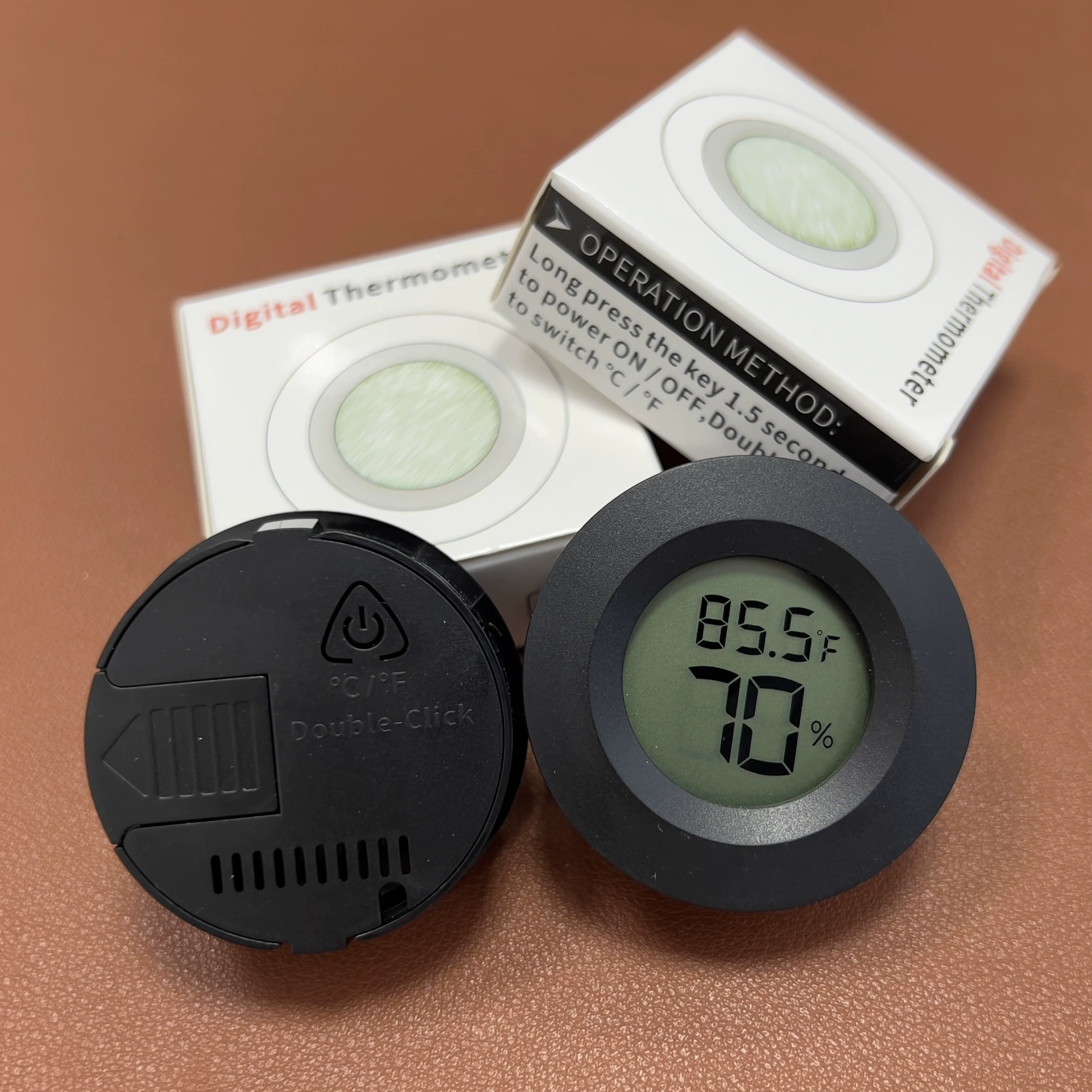 Прямые продажи с фабрики могут быть включены или выключены круглым встроенным электронным гигрометром, взбираясь на коробку для сигар для домашних животных, влагостойкая коробка, посвященная