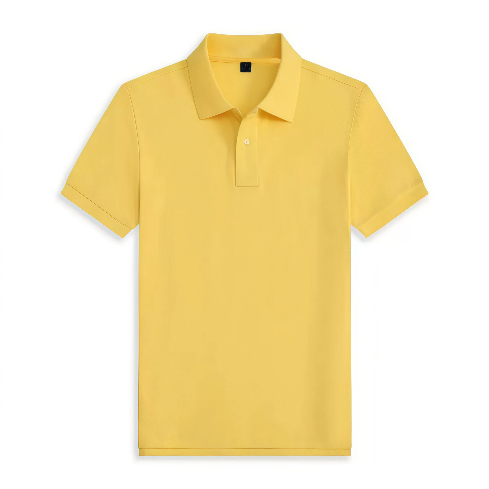 Camisa Polo de Manga Corta para Hombre de Poliéster, Transpirable para Verano