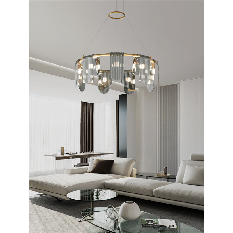Italia minimalista lujoso lámpara de sala de estar moderna minimalista lámpara de comedor iluminación doméstica nórdica iluminación principal dormitorio