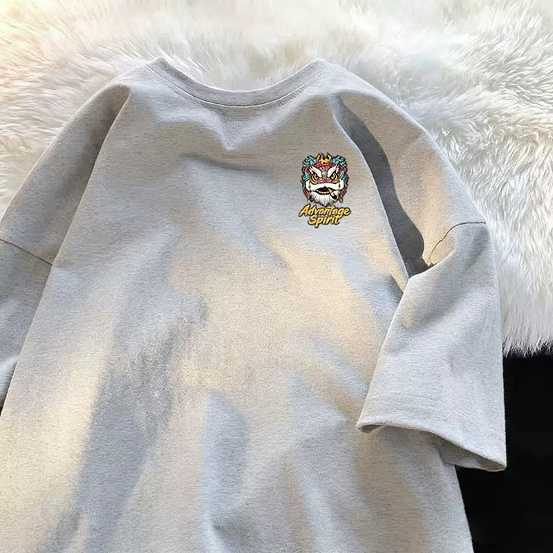 定制短袖男士潮牌休闲新款夏季户外运动日常穿搭休闲简约短袖T恤