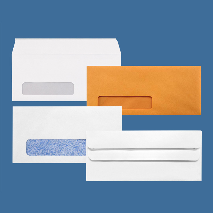 Amazon Venta caliente negocio autoadhesivo sobre bolsa fabricante europeo y americano internacional Kraft papel sobre adhesivo de doble cara auto-sellado