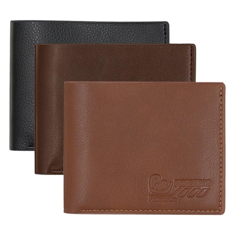 Nuevos hombres cartera corta moda casual simple cartera color sólido gran capacidad pu cambio cartera de los hombres